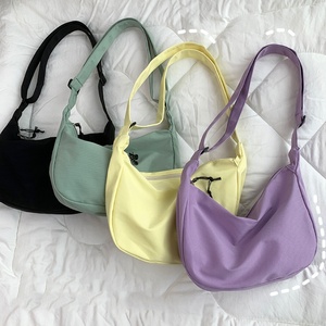 Large Capacity Polyester Shopping <b>Bag</b> Colorful <b>Canvas</b> with Folding Style Multifunctional Shoulder Shopping <b>Tote</b> - Product Image 5