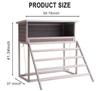 Accessoires personnalisés pour poulaillers avec toiture en asphalte, nichoirs à poules avec escaliers, nichoirs en bois pour poules et poussins