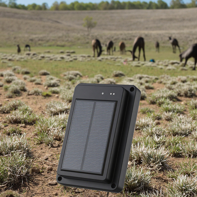 Hot Sale  20000mAh Solar Power 4G GPS Positioning Big Animal Location Tracker with Safe Area IP67  for Cattle Sheep Camal