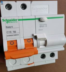 Disjoncteur différentiel EASY9 2P C16A 30mA RCCB, protection contre les fuites à la terre, montage sur rail DIN, dispositif de sécurité électrique - Product Image 1