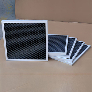 Filtre en nid d'abeille à charbon actif pour purificateur d'air, systèmes d'évacuation, salle blanche, filtre à charbon pour CVC, filtre à air en charbon de bois en nid d'abeille - Product Image 3