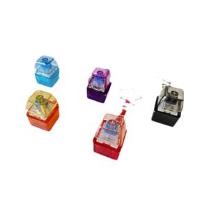 Dispositivo de prueba de eje de botón de descompresión de PC de alta transparencia transfronterizo, teclado mecánico, llavero de presión de dedo - Product Image 5