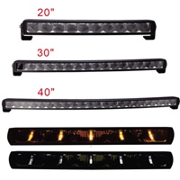 BRTLED 43 Inch IP69K 160W 9500LM Lampu LED Sorot Super Terang untuk Truk & Mobil Offroad 9-36V DC Satu Baris