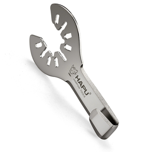 <span class=keywords><strong>Lame</strong></span> de coupe en acier inoxydable à crochet pour travaux de précision, idéale pour l'élimination du calfeutrage des planchers en bois et pour des coupes nettes dans les espaces restreints - Product Image 2
