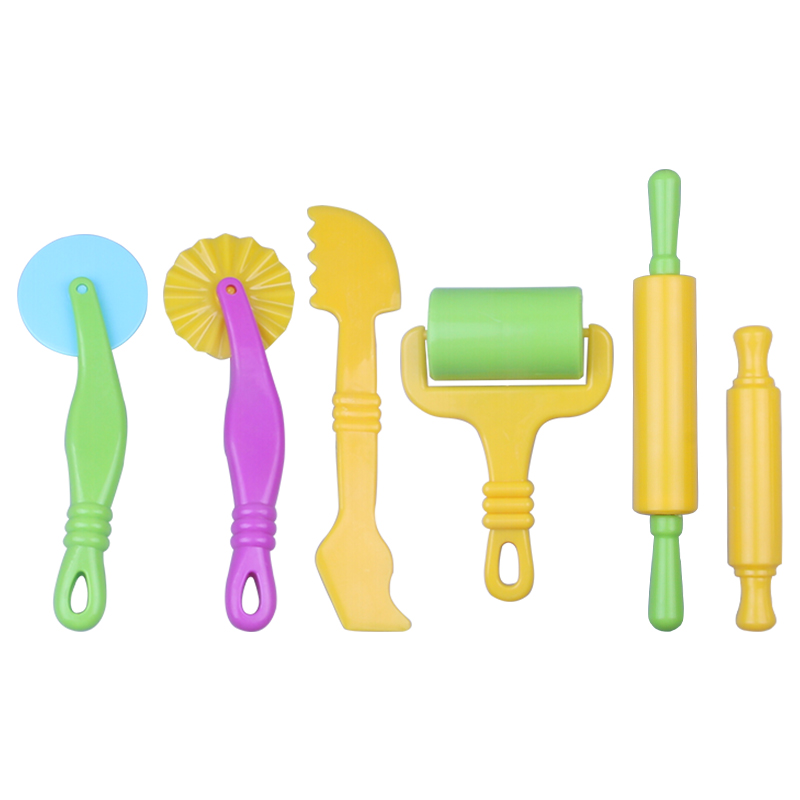6 штук Пластилин инструменты для малышей цвет грязи пластилин набор инструментов