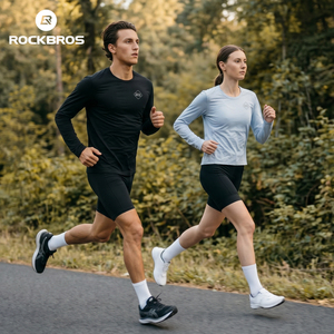 <span class=keywords><strong>Maillot</strong></span> de <span class=keywords><strong>Ciclismo</strong></span> ROCKBROS de Manga Larga con Mezcla de <span class=keywords><strong>Lana</strong></span> Merino para Hombre, Camiseta de Running Transpirable de Secado Rápido con Orificio para el Pulgar para Otoño - Product Image 6