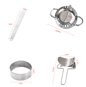 Moule à raviolis en acier inoxydable, écologique, compatible lave-vaisselle, presse à raviolis, moule à pierogi, outil facile à utiliser, emporte-pièce à pâte, pâtisserie - Product Image 2