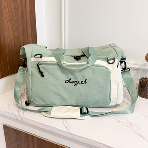 Bolsa Deportiva de Nailon para <span class=keywords><strong>Mujer</strong></span> al por Mayor |   Bolsa Deportiva Cruzada Resistente al Agua, Bolsa de Viaje para Pasar la Noche, con Logotipo Personalizado - Product Image 1