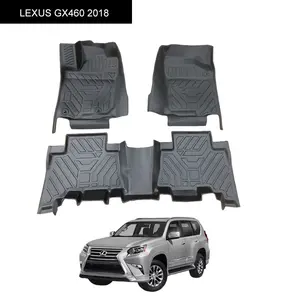 Оптовая цена, водонепроницаемые тяжелые 3D-автомобильные коврики TPE для Lexus GX 460 2018