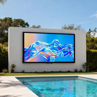 Layar LED Tetap Luar Ruangan P4 P5 P6 untuk Periklanan, Layar Definisi Tinggi 960x960mm, Kabinet Aluminium Die-cast, Kecerahan Tinggi