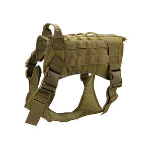 Gilet de sécurité réglable en nylon durable pour chien de grande race, anti-traction, pour l'entraînement de chasse en extérieur, avec laisse de traction - Product Image 2