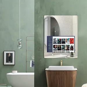 Pantalla de vídeo Espejo mágico Pantalla digital Espejo de baño inteligente Mejora del hogar