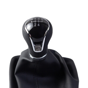 Poignée de levier de vitesse en cuir pour voiture, 5 vitesses, 6 vitesses, ensemble pour Volkswagen Seat Leon MK3, accessoire ergonomique pour levier de vitesse - Product Image 2