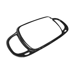 Pour <span class=keywords><strong>2021</strong></span> - 2023 <span class=keywords><strong>Fiat</strong></span> <span class=keywords><strong>500</strong></span> véritable fibre de carbone voiture intérieur accessoires contrôle Central sortie d'air cadre décoratif - Product Image 4
