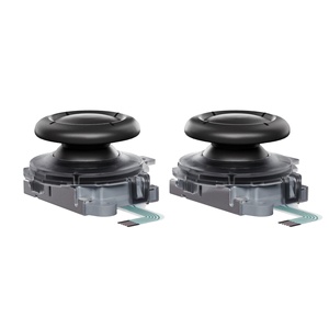 EXtremeRate Clear <b>Slate</b> Black Replacement 3D Joystick for Nintendo Switch 2 Joycon - Product Image 3