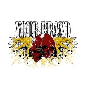 Fábrica de logotipo personalizado con el nombre de su empresa cráneos calor prensa para La camiseta - Product Image 6