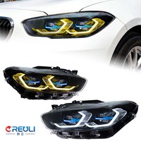 Faros Delanteros LED para BMW Serie 1 F20 LCI 2015-2018, Estilo M2, Conjunto de Faros Delanteros, Par, Actualización, Reemplazo de Xenón