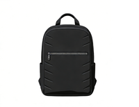 Sac à dos pour ordinateur portable en jean pour homme avec fermeture éclair, bretelles rembourrées, doublure en polyester, capacité 20-35L pour les voyages d'affaires