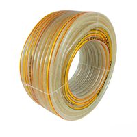 Tuyau d'arrosage GEMIER en PVC transparent tressé, résistant à haute pression, écologique, durable et anti-corrosion