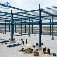 Structure en acier pour petit entrepôt, centre commercial, stockage industriel, conception préfabriquée, fournisseur OEM personnalisé