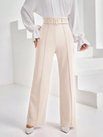 Vente directe d'usine, pantalon décontracté taille haute pour femme, printemps et automne, pantalon élégant pour le bureau, vêtements de travail pour femmes