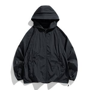 Chaqueta con Capucha Protectora Solar UPF50+ con Logotipo Personalizado, Fresca, Transpirable, para Verano, Protección UV, Ropa de Pesca para Parejas Masculinas - Product Image 2
