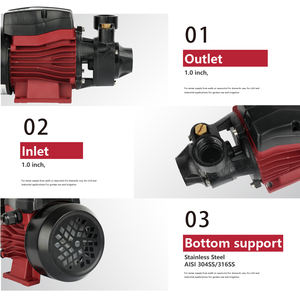 Bomba de Agua Solar Zri Mini Bore, Centrífuga, con Inversor, Motor de CC sin Escobillas, Superficie de Aluminio y Hierro Fundido, Alta Eficiencia, MPPT, 3000L/h - Product Image 2