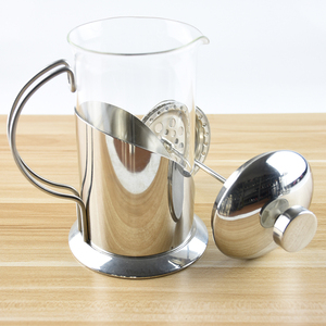 French Press <strong>Coffee</strong> Press Stainless Steel <strong>Coffee</strong> <strong>Plunger</strong> with Carafe Holder Teapot Press - Product Image 2