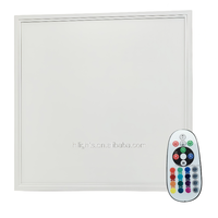Panneau lumineux RVB 40W à intensité variable Interrupteur de plafond moderne pour maison et bureau 595x595mm 600x600mm Corps en aluminium Favorite du client