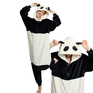 <span class=keywords><strong>Pigiama</strong></span> Intero Unisex a Forma di Cervo o <span class=keywords><strong>Panda</strong></span>, Costume a Tema Animale in Pile Caldo, <span class=keywords><strong>Pigiama</strong></span> Invernale con Cappuccio Kigurumi - Product Image 1