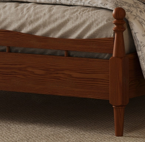 Роскошный в американском стиле современный дизайн каркас кровати из массива ясеня с обивкой - Product Image 6