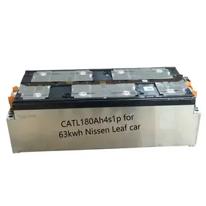 스마트 전기 자동차 배터리 용 14.8V CATL180Ah 4S1P 63kwh 잎 자동차 NMC 모듈 EV 배터리 팩 catl 잎 배터리