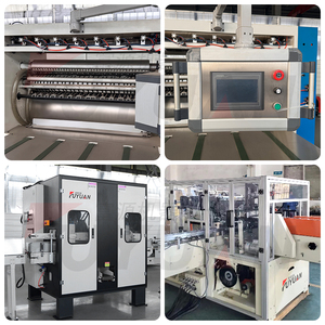 Macchina per la produzione di carta velina completa automatica 7 linee facciali linea di produzione con taglio pieghevole macchina per tessuti facciali foshan - Product Image 3