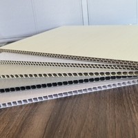 Panneau mural moderne en PVC alvéolé, étanche, sans joint, grand format, décoratif, ignifuge, isolant thermique, suspendu, pour usage domestique
