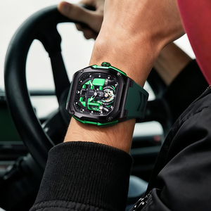 Orologio da Uomo Super Lusso con Motore V12, Movimento al Quarzo, Impermeabile, Stile <span class=keywords><strong>Aston</strong></span> Martin Vantage - Product Image 4