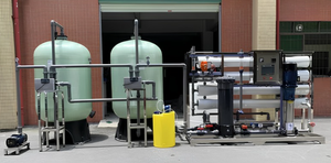 Planta de Purificación de Agua por Ósmosis Inversa Industrial de 2000 LPH, Sistema de Purificación de Agua por Ósmosis Inversa Industrial de 2000 LPH con Intercambio Iónico y Bomba de 320V - Product Image 6
