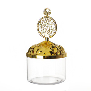 Contenant en Plastique Transparent en Forme <span class=keywords><strong>de</strong></span> Coffre au Trésor <span class=keywords><strong>pour</strong></span> <span class=keywords><strong>Dragées</strong></span> et Amandes Sucrées en Gros - Product Image 3