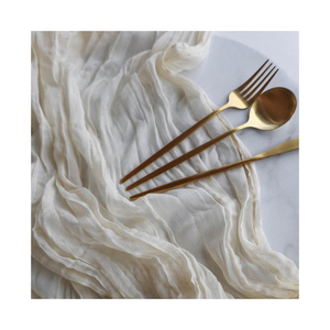 Chemin de Table en Jute Imprimé Rose Style Rayé Glamour Vintage de Luxe Technique Tissée pour Hôtel à Domicile ou Fêtes - Product Image 5
