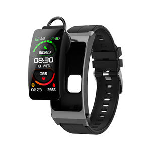 <span class=keywords><strong>Bracelet</strong></span> intelligent B7PLUS deux-en-un séparable avec écran TFT de 1,08 pouce, détection de la fréquence cardiaque, étanche, <span class=keywords><strong>bracelet</strong></span> en silicone, 7 jours d'autonomie - Product Image 2