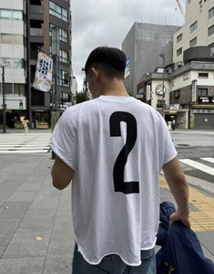 Wholesale OEM <strong>Custom</strong> Men's 100% Cotton O-Neck Plus Size 2 <strong>Printing</strong> T-Shirt High Quality Oversized T-Shirt for Men Tshirt - Product Image 4