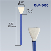 JEJOR Écouvillon professionnel en microfibre sans peluches pour salle blanche, pour le nettoyage des capteurs CCD CMOS APS-C, des objectifs d'appareil photo et des optiques (compatible solvants)