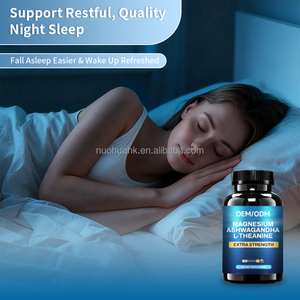 Cápsulas de Magnesio, Ashwagandha y L-Teanina de Alta Potencia para Aliviar el Estrés, Anti Fatiga/Otro Suplemento para el Cuidado de la Salud - Product Image 3