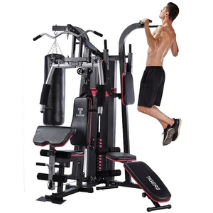 Equipo de Gimnasio Multifuncional para 3 Personas, para Entrenamiento de Fuerza, Gimnasio Comercial, <span class=keywords><strong>Entrenador</strong></span> Integral Integrado Smith - Product Image 4