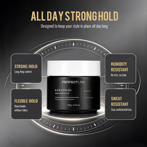 Pomata Opacizzante OEM alla Cheratina B5 per lo Styling dei Capelli, Volumizzante, a Tenuta Forte, Lucidante e Idratante, Argilla per Capelli da <span class=keywords><strong>Uomo</strong></span> per Tutti i Tipi di Capelli - Product Image 4