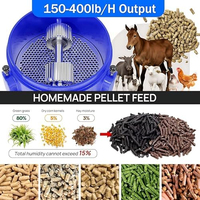 Machine à fabriquer des granulés d'aliments pour animaux (poulets, bovins, chevaux) de 50 à 100 kg/h, pelletiseuse électrique ou diesel