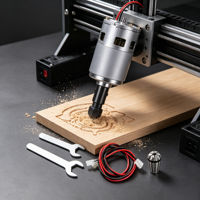 Moteur de broche YOUGE DC 24V 775 à couple élevé et haute vitesse, kit de pinces ER11, accessoire de remplacement pour CNC3018 Laser 18mm