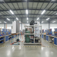 Machine à glaçons tubulaires Haiyue de 1 à 3 tonnes avec certification CE, machine industrielle de fabrication de glaçons tubulaires, prix de la machine à glaçons tubulaires