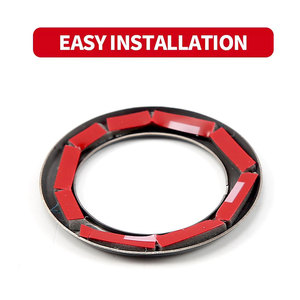 <span class=keywords><strong>2018</strong></span> <span class=keywords><strong>Stonic</strong></span> OEM piezas interiores de acero inoxidable altavoz de techo Pequeño anillo brillante decorativo Kits interiores de acero inoxidable automotriz - Product Image 6