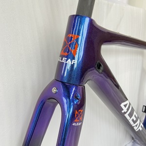 Bicicleta de Carretera 4 LEAF G45 de Fibra de Carbono, Cuadro para Bicicleta de Gravel T700, Frenos de Disco Hidráulicos, Manillar de Aluminio, Ruedas 700*45C, 2*11 <span class=keywords><strong>Shimano</strong></span> <span class=keywords><strong>105</strong></span> - Product Image 5