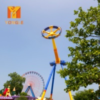 Grand parc d'attractions avec de superbes manèges, y compris une grande balançoire pendulaire et une rotation à 180° ° Manèges à pendules à vendre